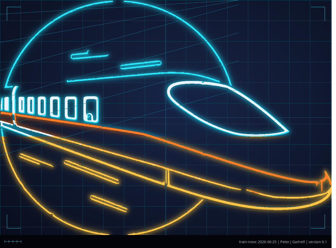 GHSR 2126 · Neon Noir · Train Nose · Peter J Gartrell
