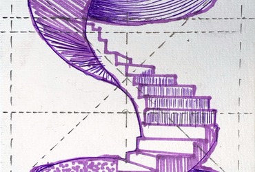 Spiral staircase study
